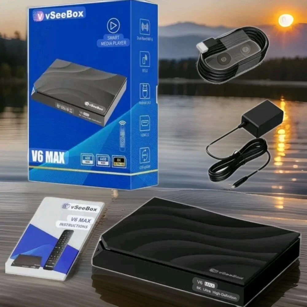 vSeeBox V6 Max Smart Media Player Streaming Box | Authorized Distributor - Picture 6 of 6